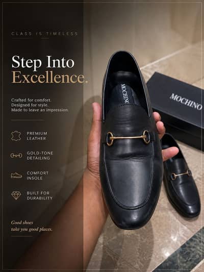 Mochino original used shoes