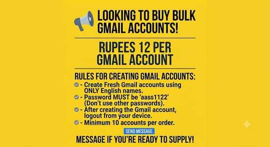 Gmail I'd required