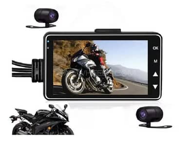 MotorCycle Dash Cam Front and Rear Video Recorder DVR