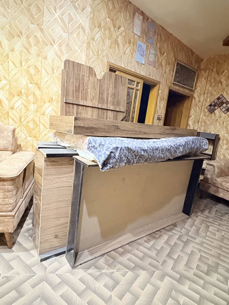 Bunk  Bed لکڑی کا دو منزلہ پلنگ 5