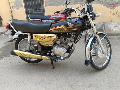 CG125 Gold self Black