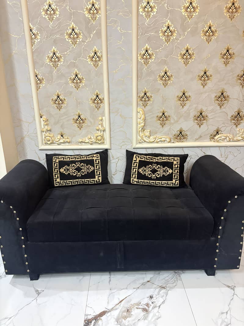 Black Luxury Sofa /bed Setty 0