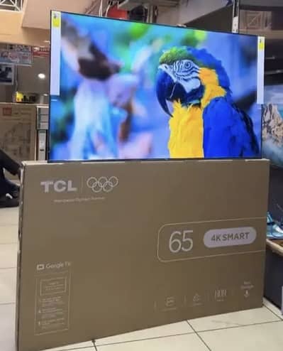 65. INCH TCL LED YV SMART TV ANDROID LATEST MODEL. O322-I257237