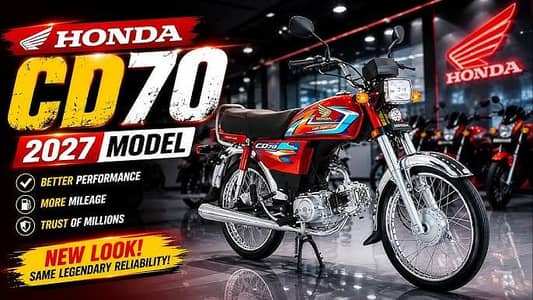 2027 HONDA CD 70 Zero meter