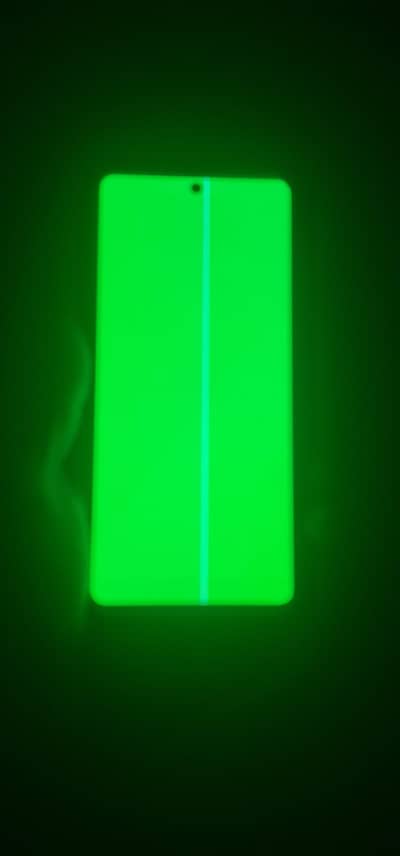samsung a71 ka penal hai orignal with frame bus 1 line hai