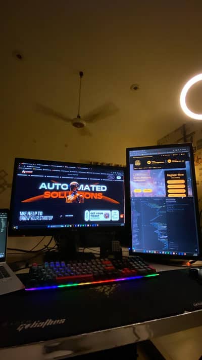 Two LCD’s LG & ACER 24 Inch