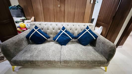 7-Seater Sofa Set (3+2+2) – Like New – Bahria Phase 8