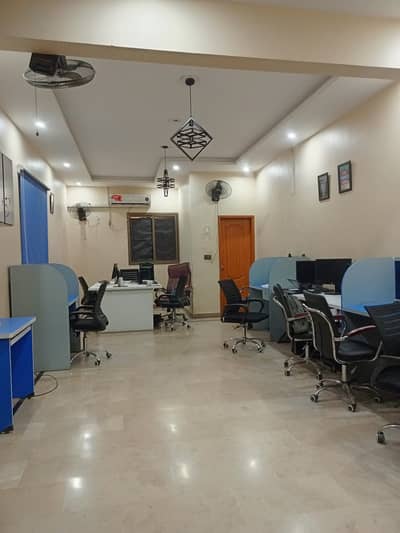 OFFICE FOR RENT GULSHAN-E-IQBAL BLOCK 13-C  Prime Road-Side Location