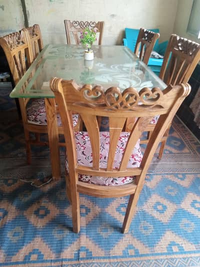 Dining table with 06 chairs