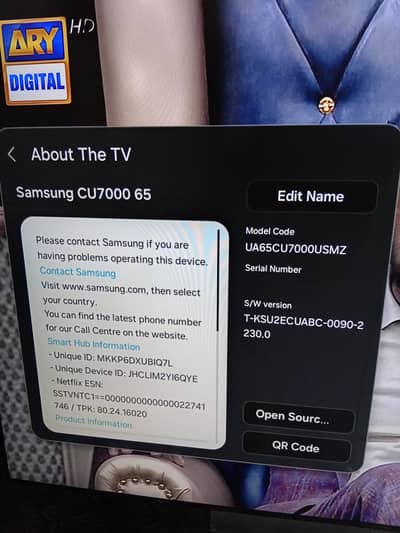 Samsung 65cu7000 UHD 4K Smart 100% Genuine New LED TV - 65 inches