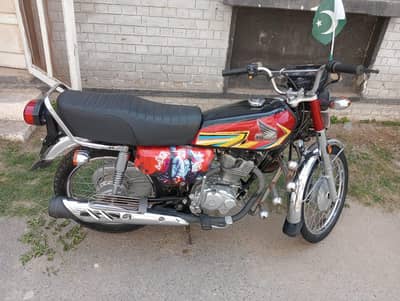 Honda 125 with Double Saman orig colo (Blue)