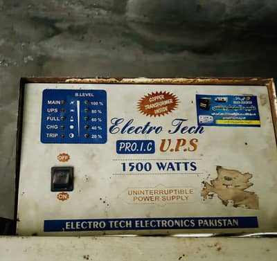 Very slighlty used 24volt 1500watt ups for sale 100% check warranty