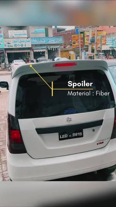 Wagon R car sport spoiler