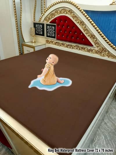 *Product Name*: Waterproof Terry Cotton Mattress Cover 72x78"