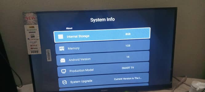 only 3 month used New Sony led 4k HDR android tv ok Google