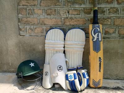 Cricket kit for under 15 with practice net