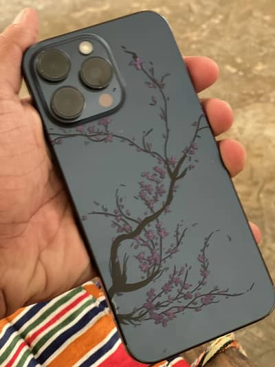 iPhone 15 Pro Max blue Jv 256gb 97 health 10/09 Condtion