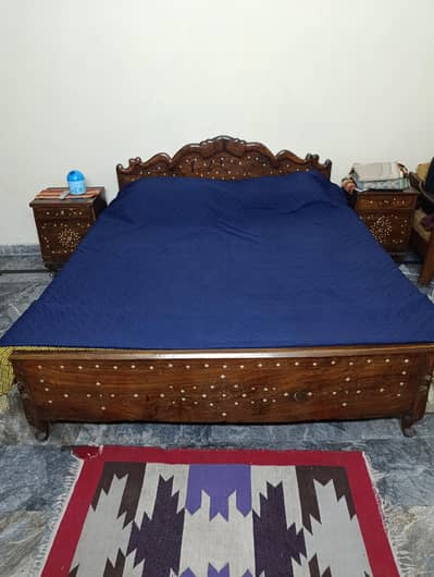 Pure Wood Bed set