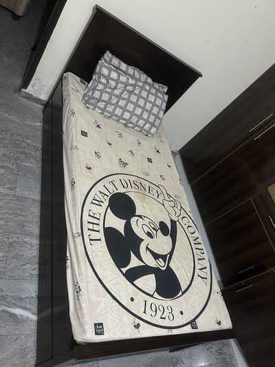 Single bed with trundle