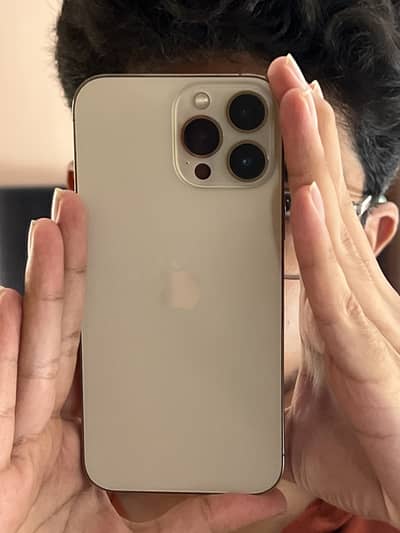 Apple iPhone 13 Pro Max with its cable