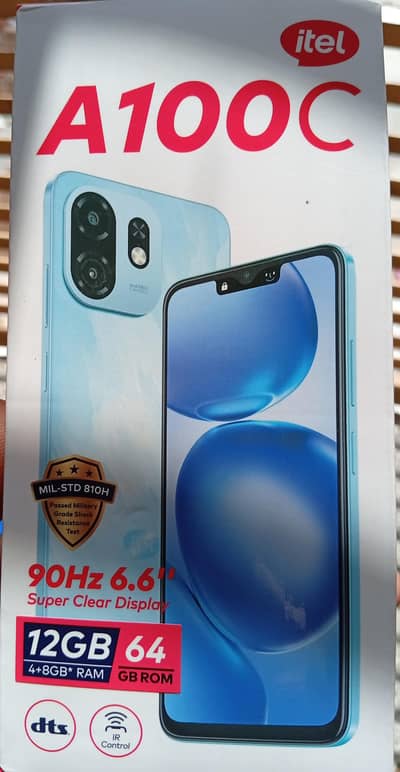 Itel A100c 90Hs super clear display 6.6