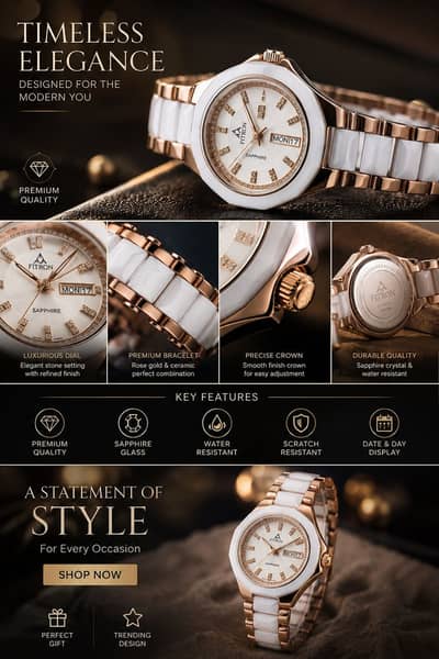 TITAN LUXURY WATCH