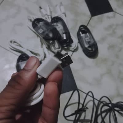 charging cables C type or jack cables
