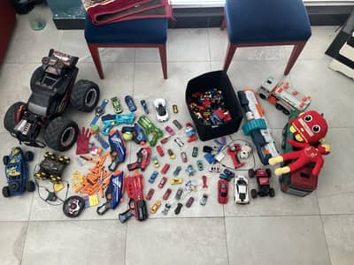 Huge Set of Toys (toy cars, Lego, branded cars, and Toy guns) [USED]
