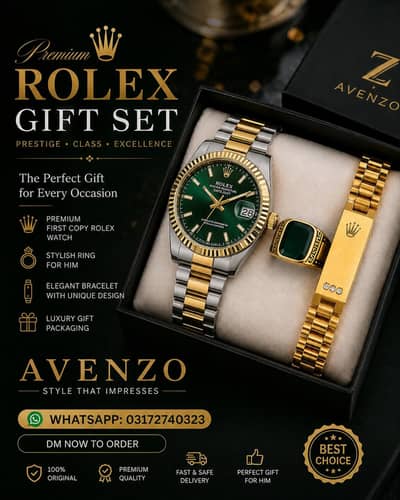 ⌚ Premium Watch Gift Set by AVENZO ⌚