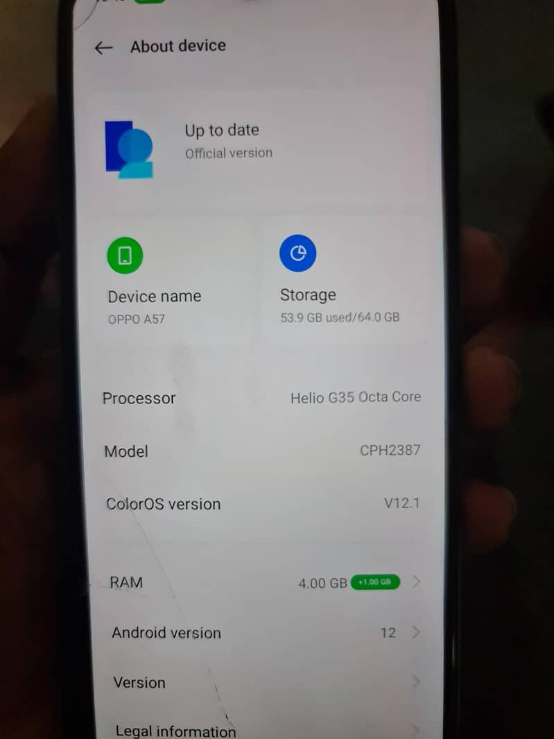 OPPO A57 3