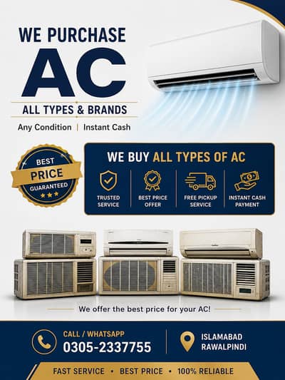 AC Purchaser | We Buy All Types & Brands | Best Price