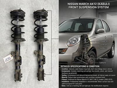 Nissan March AK12 (2002-2010) Kabuli Front Struts (Pair)