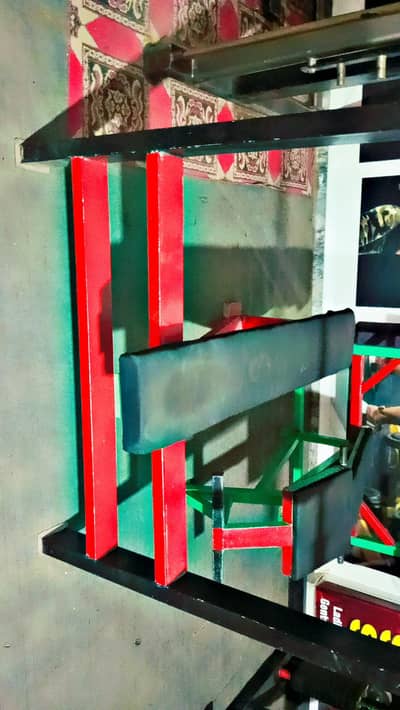 chest pres decline bench or rod stand 3no 12k