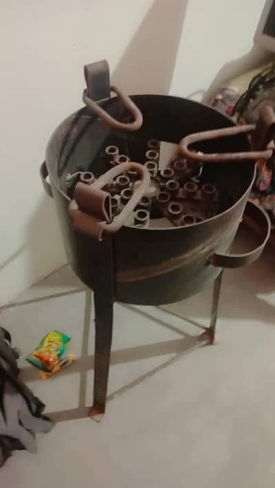 Havy Iron Stove and Havy Karahi Big size