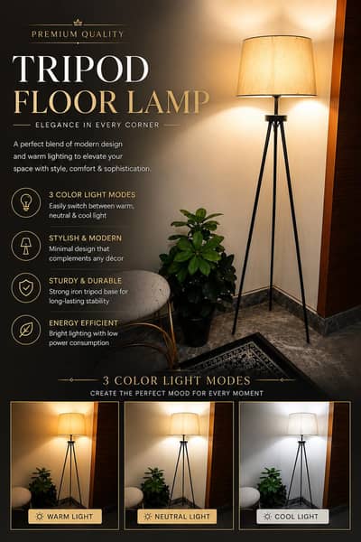 Tripod Floor Lamp