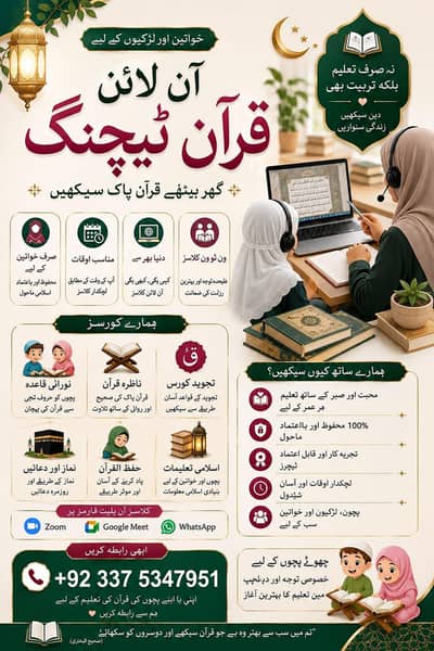 online Quran teacher in Islamabad -tajweed Nazra
