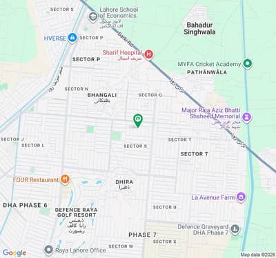 1+1 Pair Tottal 2 Kanal Prime Located Residential Plot For Sale In DHA Phase 7 Block-S