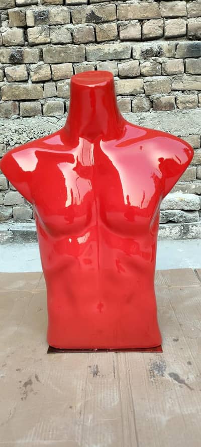Brand New red male torso manaequin for shop display