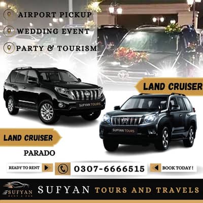 Rent A Car PRADO | AUDI A6 ON RENT | FORTUNER | LIMO ON RENT CAR RENT