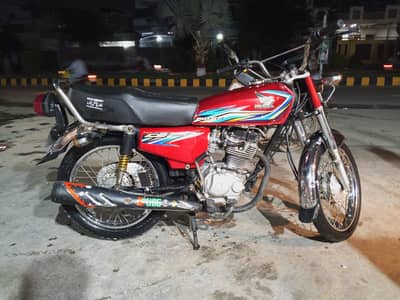HONDA CG125 2018 MODEL RED COLOR