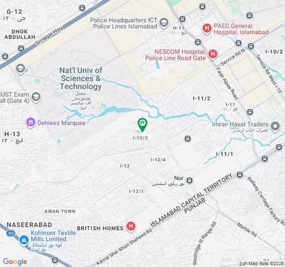 Prime Location Plot for Sale I-12/3, Islamabad