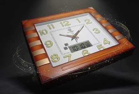 degital wall clock big size analog night vision