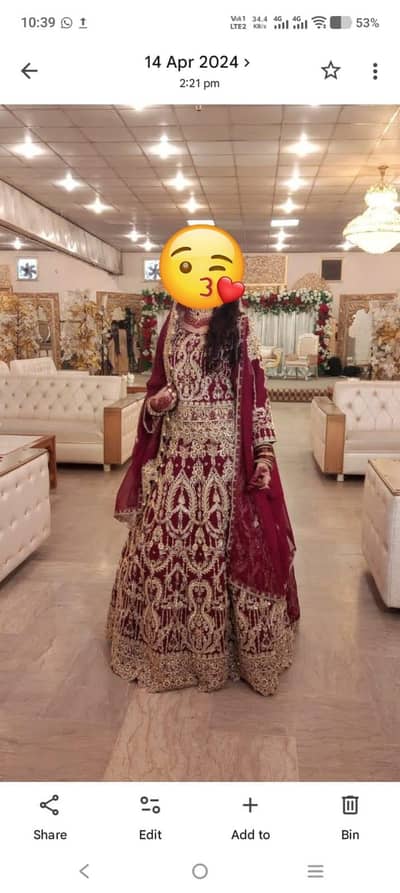 Bridal Dress  prepared from Auriga