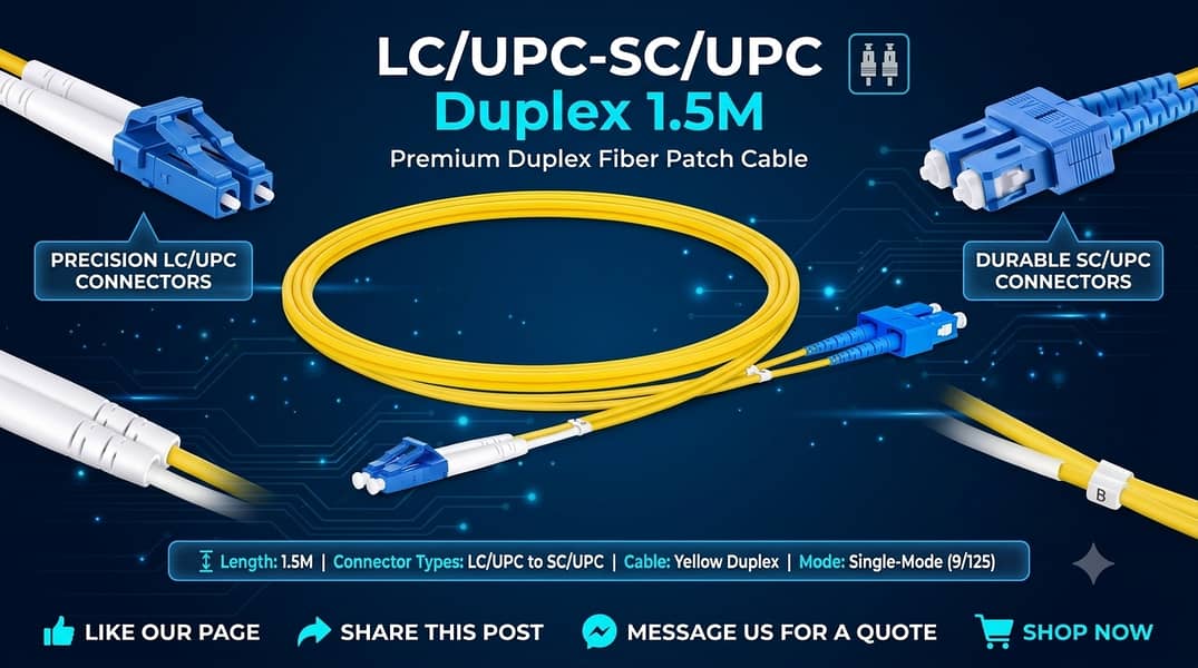 Fiber Optic Patch Cords – High Quality | Ethernet Patch Cord 2