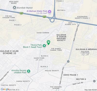 LEASED PLOT IN PIR AHMED ZAMAN TOWN BLOCK-4