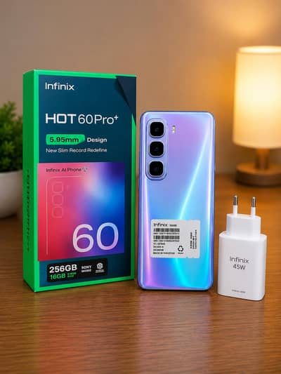 Infinix Hot 60 pro plus 256 gb 5 month warranty