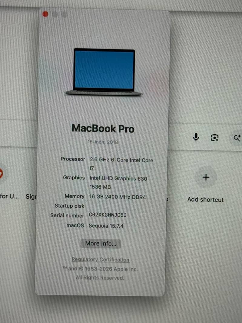 MacBook pro 1
