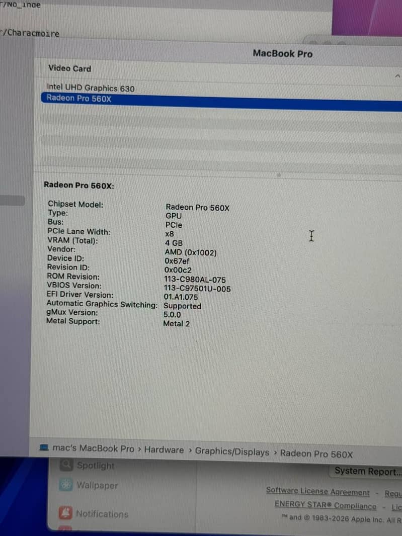 MacBook pro 3