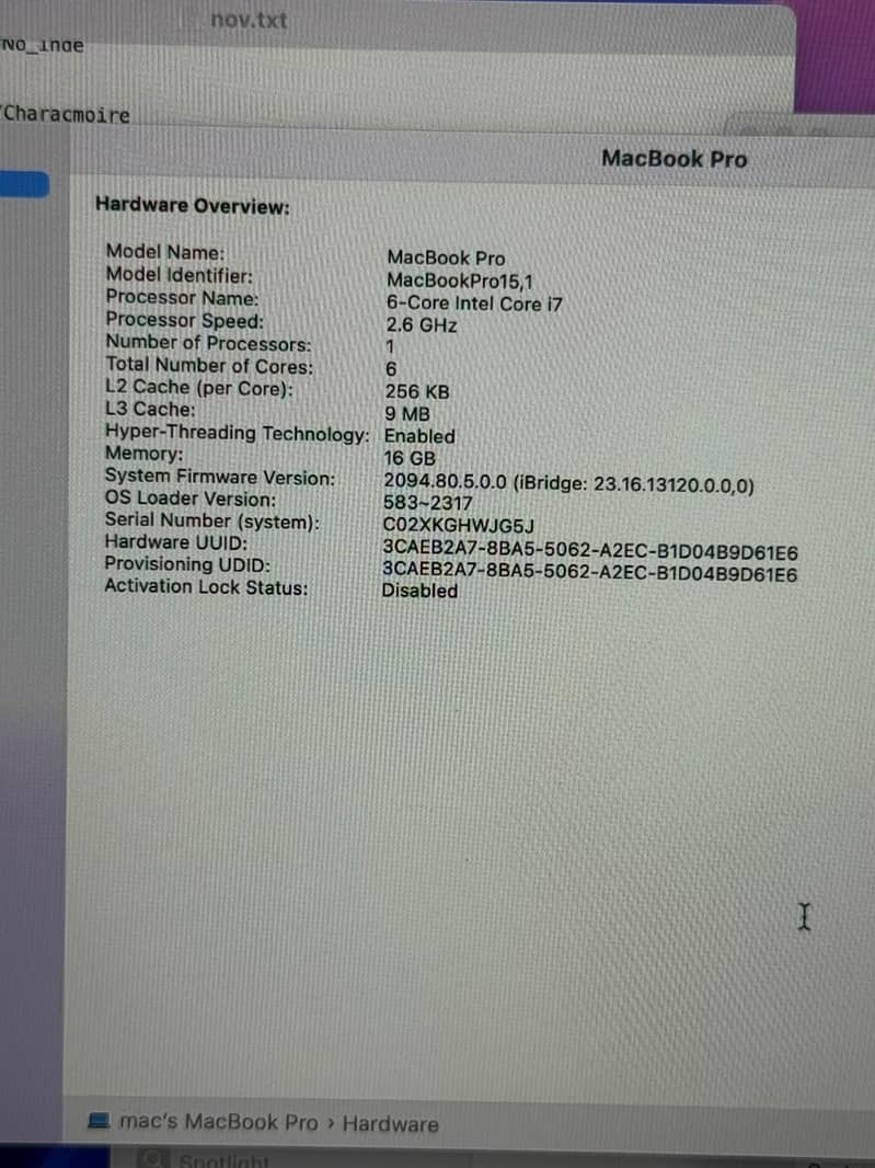 MacBook pro 4
