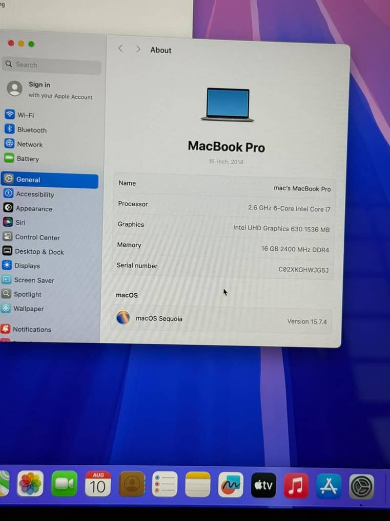 MacBook pro 6